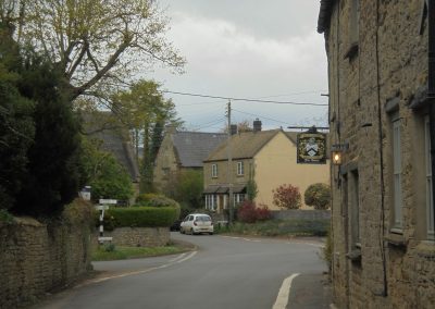 Photo looking to the Village Square